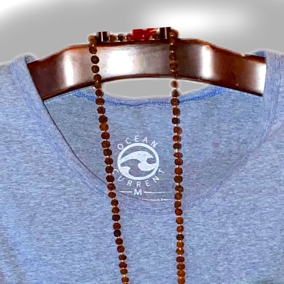 Ocean Current Tank Top  Beach Shirt Size Medium - Picture 4 of 6